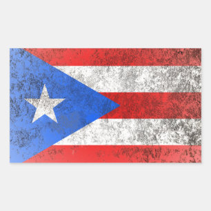 Sticker Rectangulaire Porto Rico