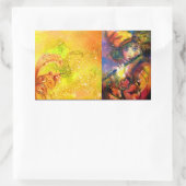 Sticker Rectangulaire PORTRAIT FLUTISTE / Mascarade vénitienne (Sac)