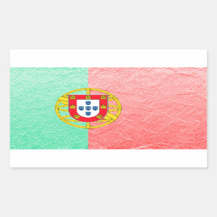 Sticker Rectangulaire Portugal