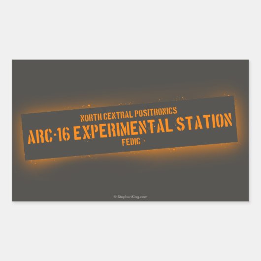 Sticker Rectangulaire Positronics central du nord (Devant)