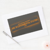 Sticker Rectangulaire Positronics central du nord (Enveloppe)