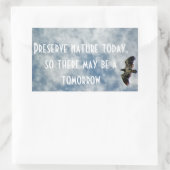 Sticker Rectangulaire Possibilités à venir (Sac)