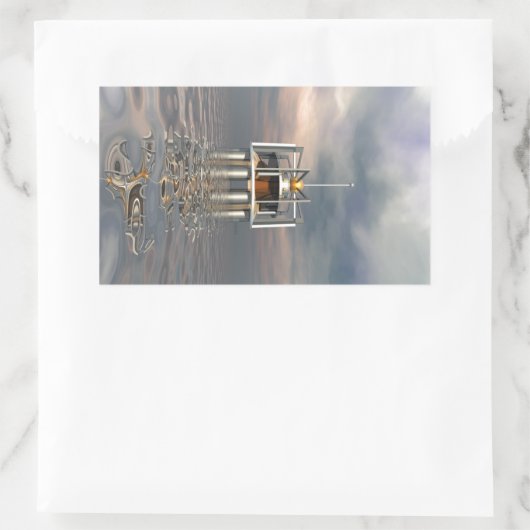 Sticker Rectangulaire Poste (Sac)