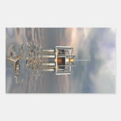 Sticker Rectangulaire Poste (Devant)