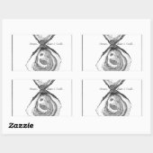 Sticker Rectangulaire Poster de animal vintage Oyster (Feuille)