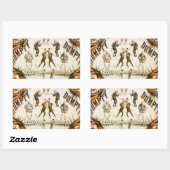 Sticker Rectangulaire Poster de l'Abbey Humpty Dumpty Combination Circus (Feuille)