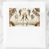 Sticker Rectangulaire Poster de l'Abbey Humpty Dumpty Combination Circus (Sac)