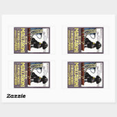 Sticker Rectangulaire Poster Maccaroni 1910 (Feuille)