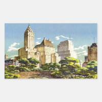 Poster vintage de New York City Central Park