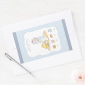 Sticker Rectangulaire ✩°｡⋆⸜ 🌸 Pouding Mou et Rêveur 🌸 ⸝⋆｡°✩  (Enveloppe)