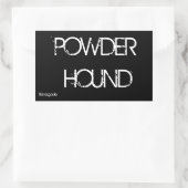 Sticker Rectangulaire Poudre (Sac)
