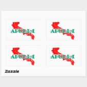 Sticker Rectangulaire Pouilles (Feuille)