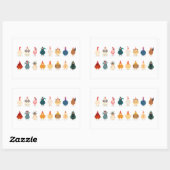 Sticker Rectangulaire Poulet mou (Feuille)