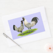 Sticker Rectangulaire Poulets de crème Brabanter (Enveloppe)