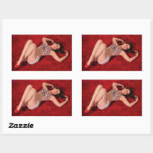 Sticker Rectangulaire Poupée Lone Star (Feuille)