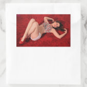 Sticker Rectangulaire Poupée Lone Star (Sac)