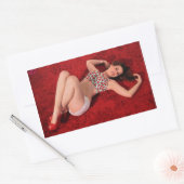 Sticker Rectangulaire Poupée Lone Star (Enveloppe)