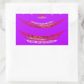 Sticker Rectangulaire Pour drôle, je me manque de toi (Sac)