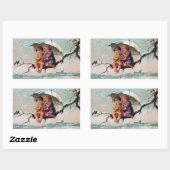 Sticker rectangulaire pour enfants Treetop (Feuille)