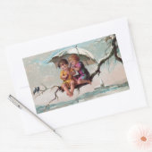 Sticker rectangulaire pour enfants Treetop (Enveloppe)