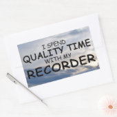 Sticker rectangulaire pour enregistreur de temps d (Enveloppe)