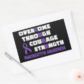 Sticker rectangulaire pour la Pancréatite (Enveloppe)