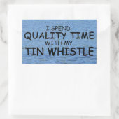 Sticker rectangulaire pour le sifflet de temps de  (Sac)