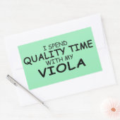 Sticker rectangulaire pour le temps de qualité (Enveloppe)