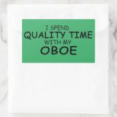 Sticker rectangulaire pour le temps de qualité (Sac)