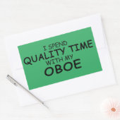 Sticker rectangulaire pour le temps de qualité (Enveloppe)