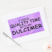 Sticker rectangulaire pour le temps de qualité (Enveloppe)