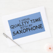 Sticker rectangulaire pour le temps de qualité (Enveloppe)