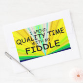 Sticker rectangulaire pour le temps de qualité (Enveloppe)