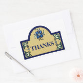 Sticker rectangulaire pour le texte de changement  (Enveloppe)