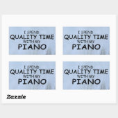 Sticker rectangulaire pour piano à temps de qualit (Feuille)