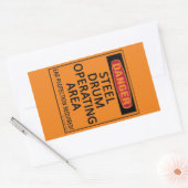 Sticker rectangulaire pour tambour en acier (Enveloppe)