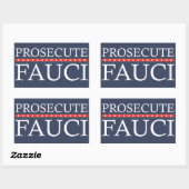 Sticker Rectangulaire Poursuivre Fauci | Anti Fauci (Feuille)