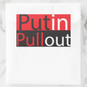 Sticker Rectangulaire Poutine Pullout (Sac)