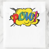 Sticker Rectangulaire Pow ! (Sac)