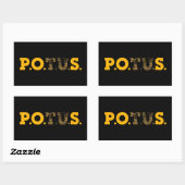 Sticker Rectangulaire PPOS Stick It to em Plutocrat's Gold & Bronze (Feuille)