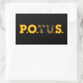 Sticker Rectangulaire PPOS Stick It to em Plutocrat's Gold & Bronze (Sac)
