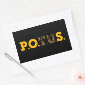 Sticker Rectangulaire PPOS Stick It to em Plutocrat's Gold & Bronze (Enveloppe)