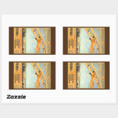 Sticker Rectangulaire Praha ~ Franco Roumanie (Feuille)