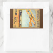 Sticker Rectangulaire Praha ~ Franco Roumanie (Sac)