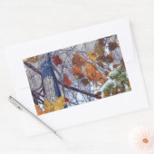 Sticker Rectangulaire Premier Camouflage hivernal de neige (Enveloppe)