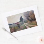 Sticker Rectangulaire PREMIER PRINTEMPS EN GOUVERNALAIS / Paysage Toscan (Enveloppe)