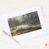 Sticker Rectangulaire Première neige (Enveloppe)