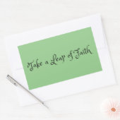 Sticker Rectangulaire "Prenez un saut de foi" (Enveloppe)