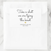 Sticker Rectangulaire Prenez une photo que nous attachons la faveur du s (Sac)