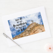 Sticker Rectangulaire Préparez-vous à explorer (Enveloppe)
